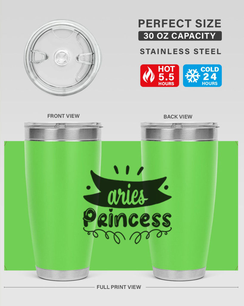 Aries princess 116#- zodiac- Tumbler