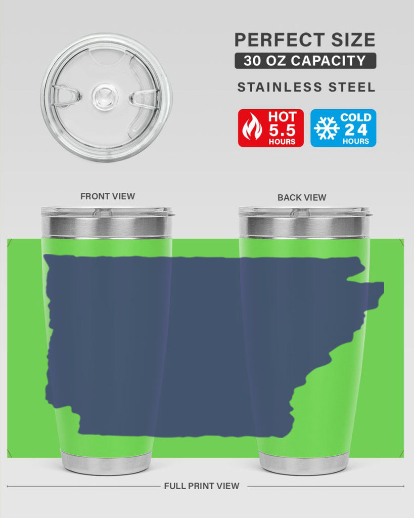 Arkansas 47#- stateflags- Tumbler