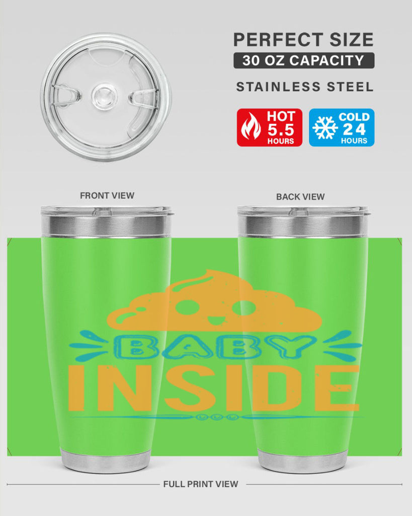Baby Inside Style 1#- baby shower- tumbler