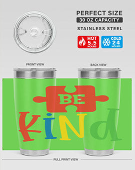 Be Kind Style 9#- autism- Tumbler