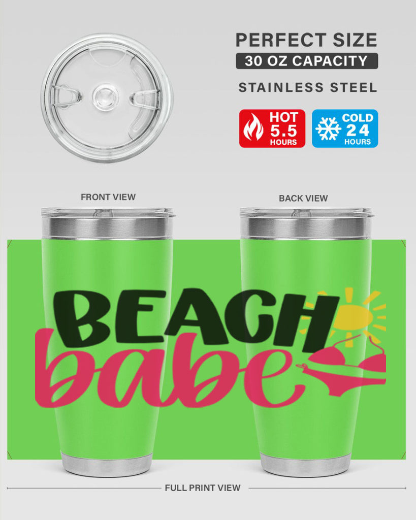 Beach Babe Style 52#- summer- Tumbler