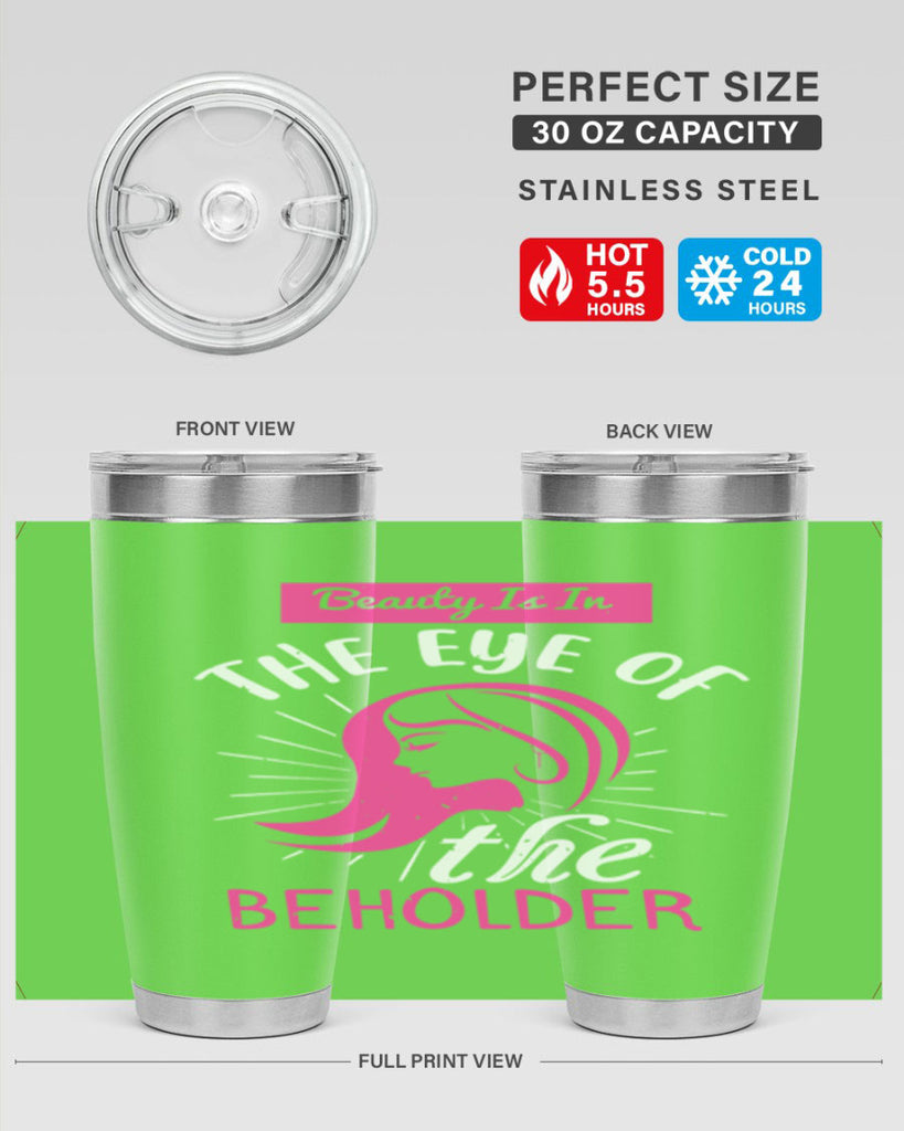 Beauty is in the eye of the beholder Style 169#- make up- Tumbler