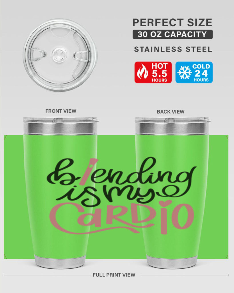 Blending is my Cardio Style 130#- make up- Tumbler