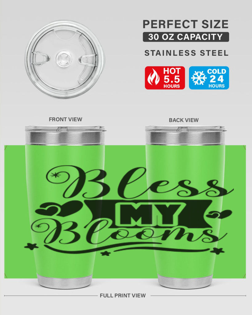Bless My Blooms 40#- spring- Tumbler