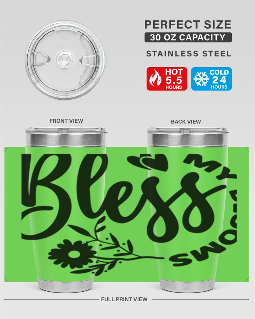 Bless My Blooms47#- spring- Tumbler