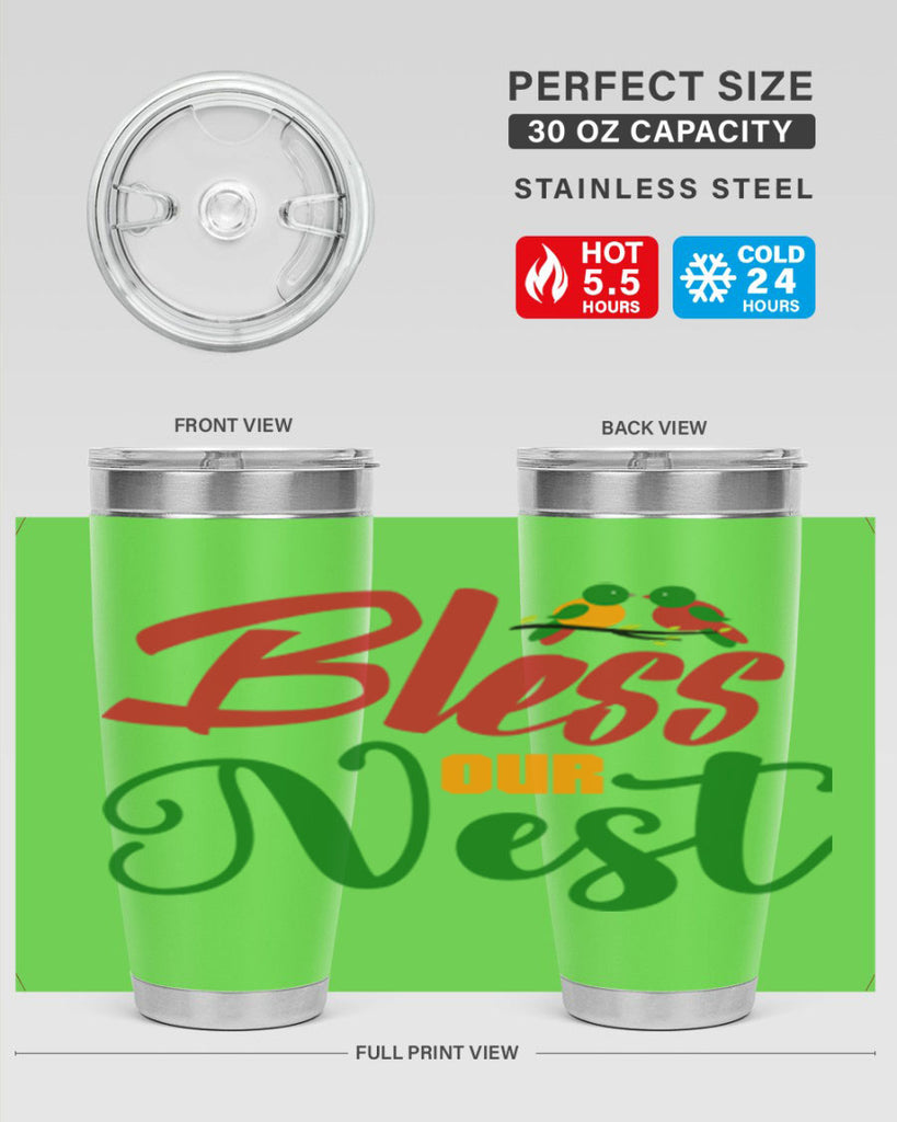 Bless Our Nest 67#- spring- Tumbler