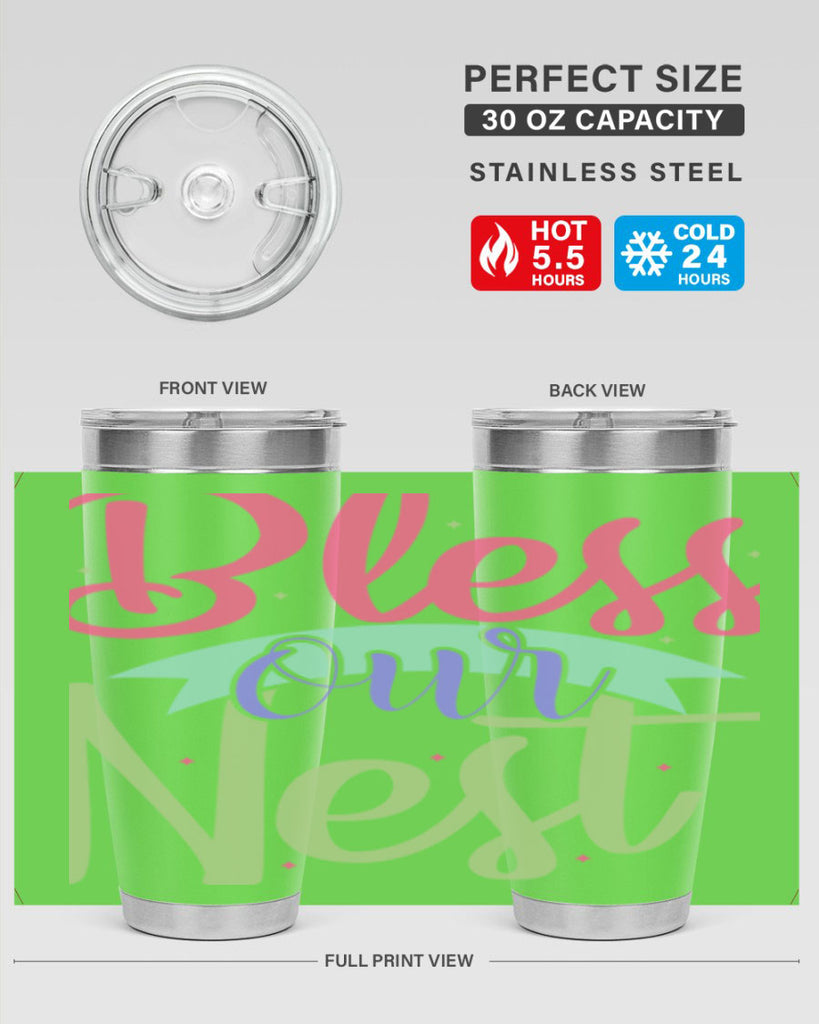 Bless our nest 49#- spring- Tumbler