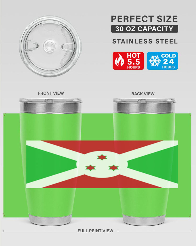 Burundi 170#- world flags- Tumbler