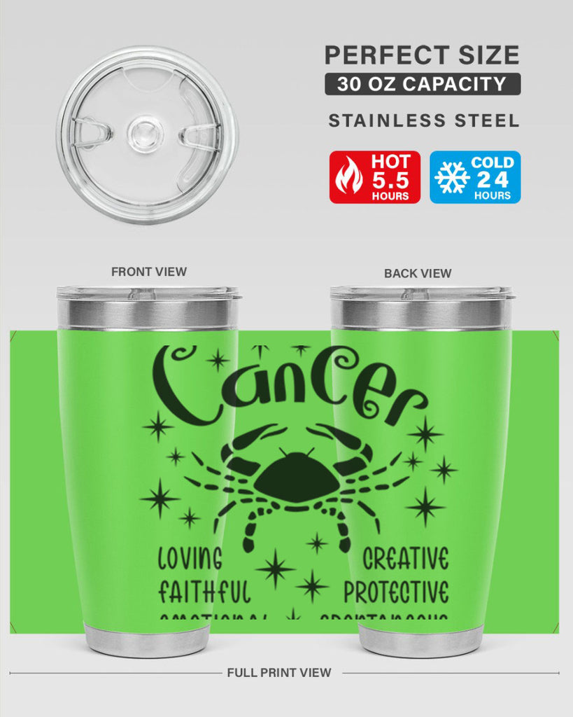 Cancer 144#- zodiac- Tumbler