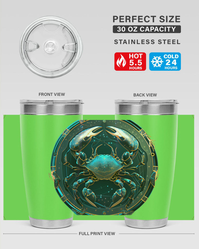Cancer 147#- zodiac- Tumbler