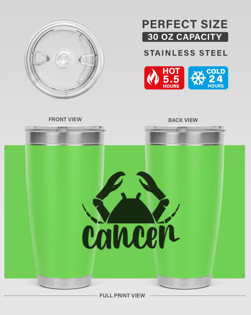 Cancer 156#- zodiac- Tumbler