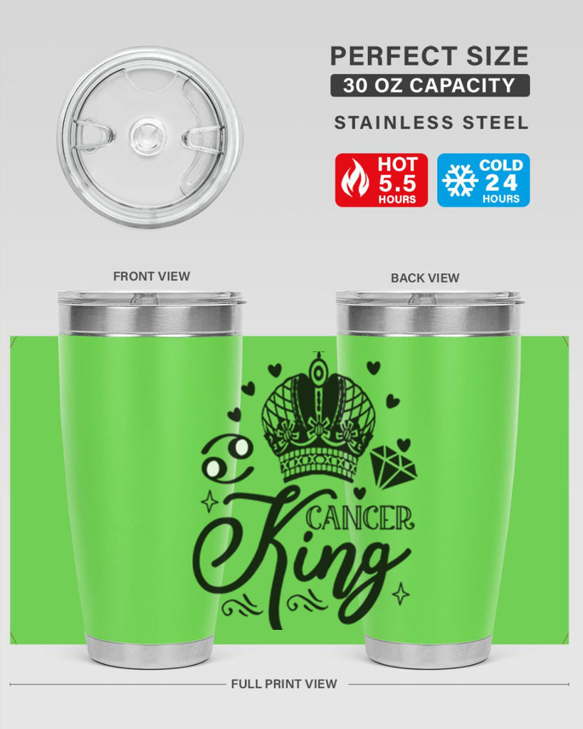 Cancer king 158#- zodiac- Tumbler