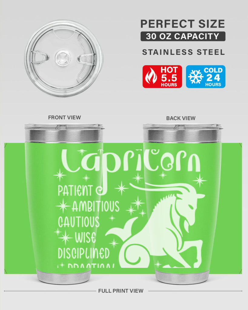 Capricorn 186#- zodiac- Tumbler