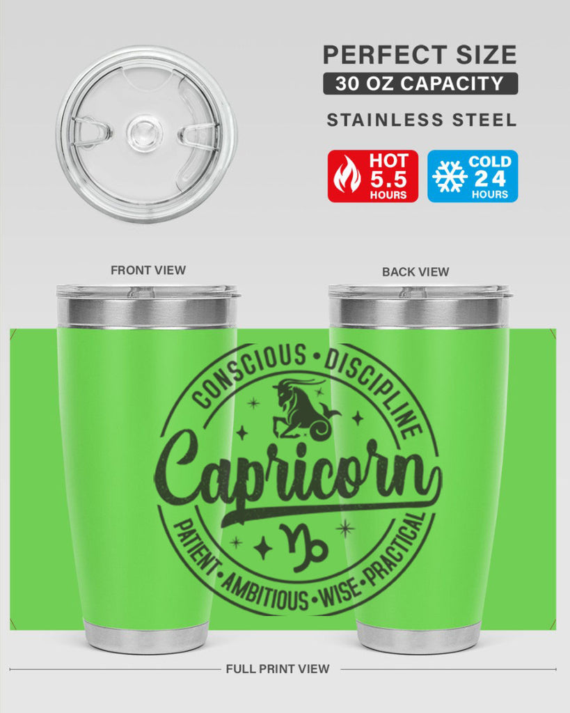 Capricorn 190#- zodiac- Tumbler