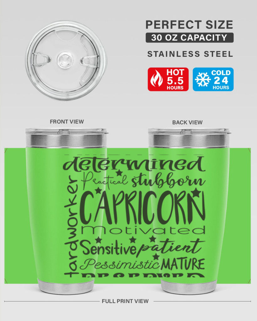 Capricorn 566#- zodiac- Tumbler