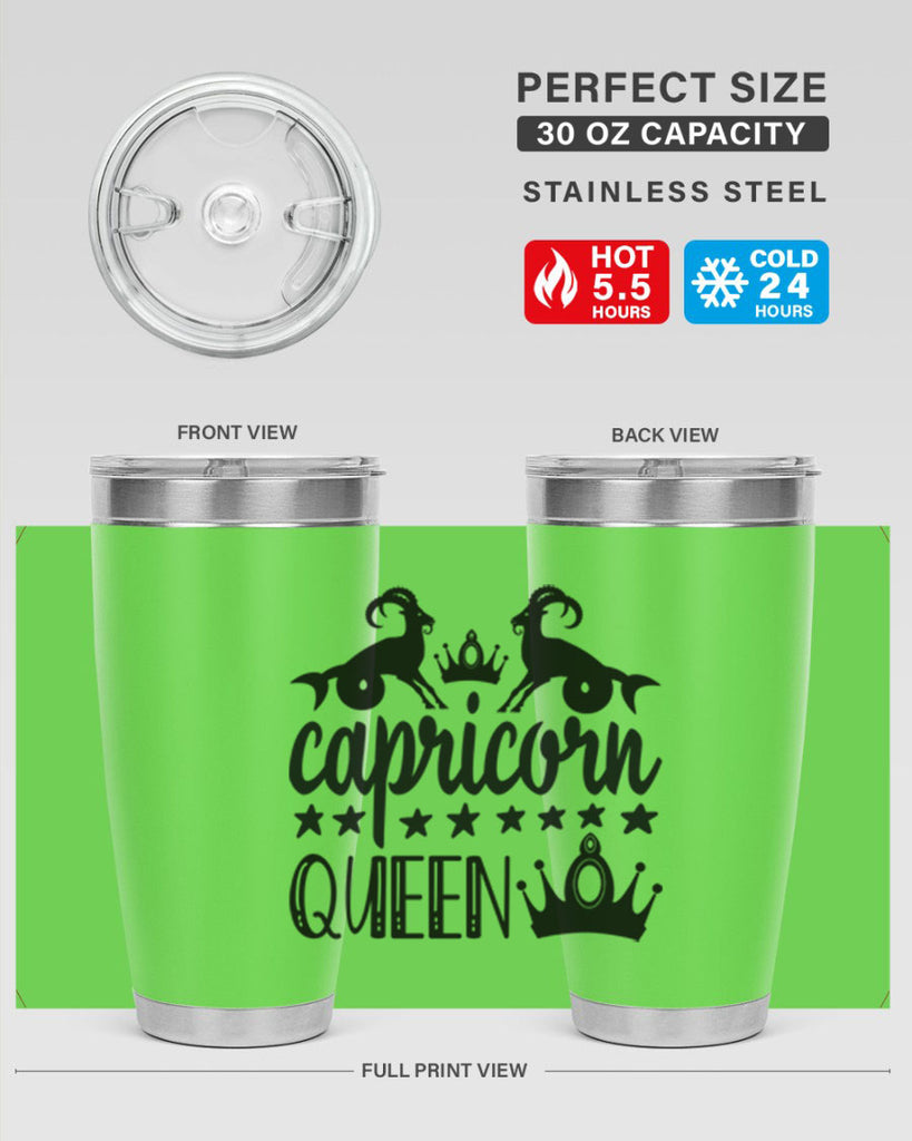 Capricorn queen 195#- zodiac- Tumbler