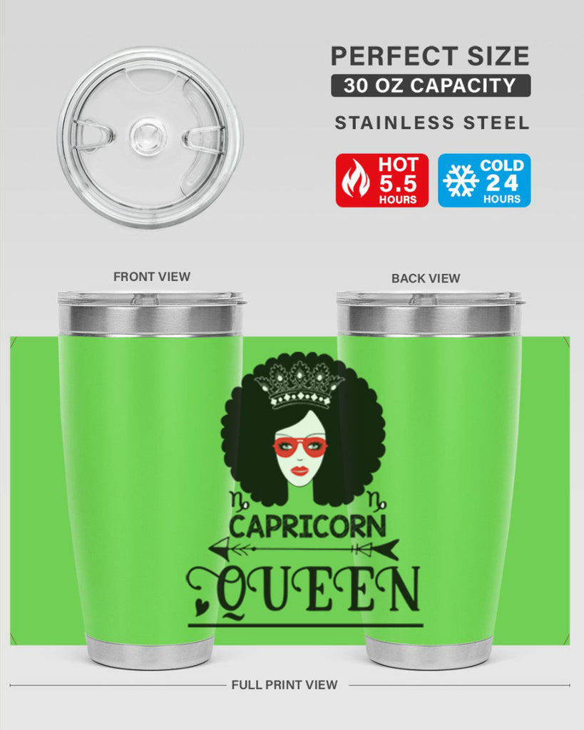 Capricorn queen 197#- zodiac- Tumbler
