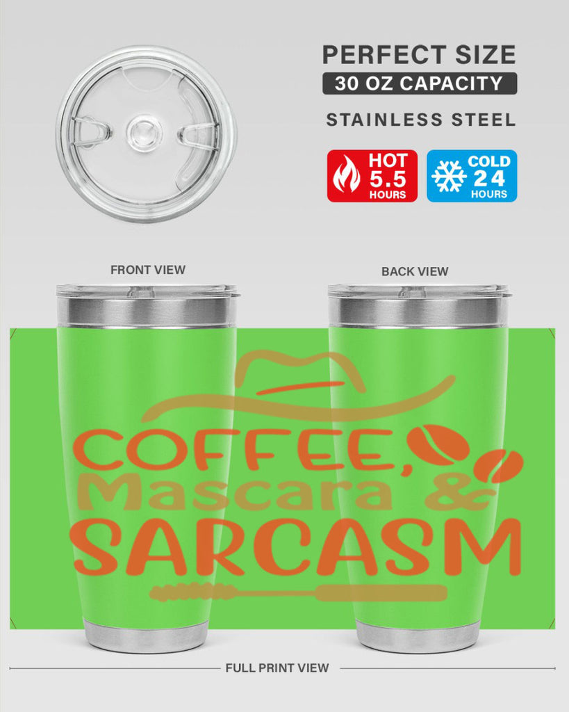Coffee Mascara Sarcasm 21#- fashion- Cotton Tank