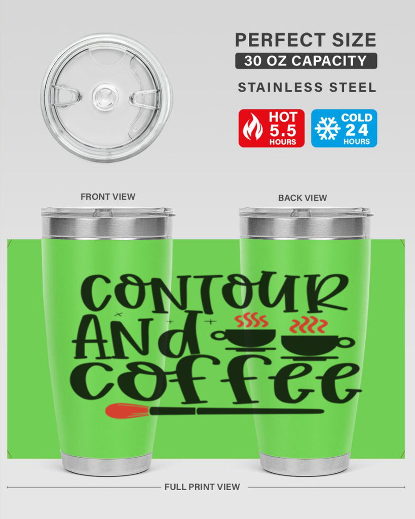 Contour And Coffee Style 242#- make up- Tumbler