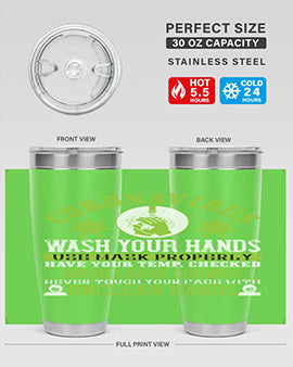 Coronavirus Wash Your Hands Use Style 1#- corona virus- Tumbler