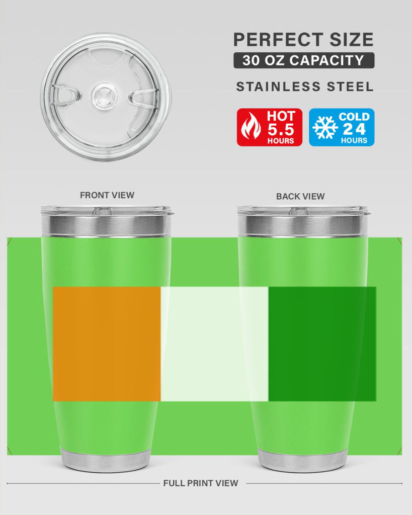 Cote dIvoire 156#- world flags- Tumbler