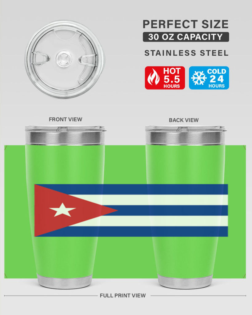 Cuba 154#- world flags- Tumbler