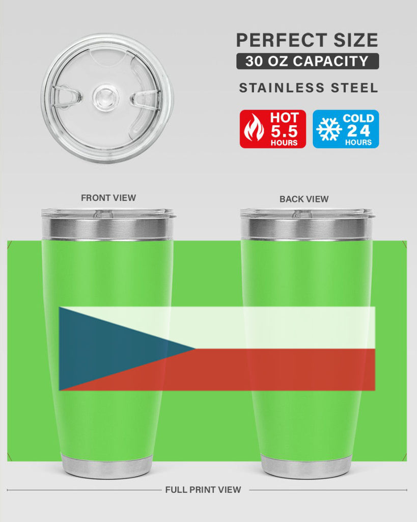 Czechia 152#- world flags- Tumbler
