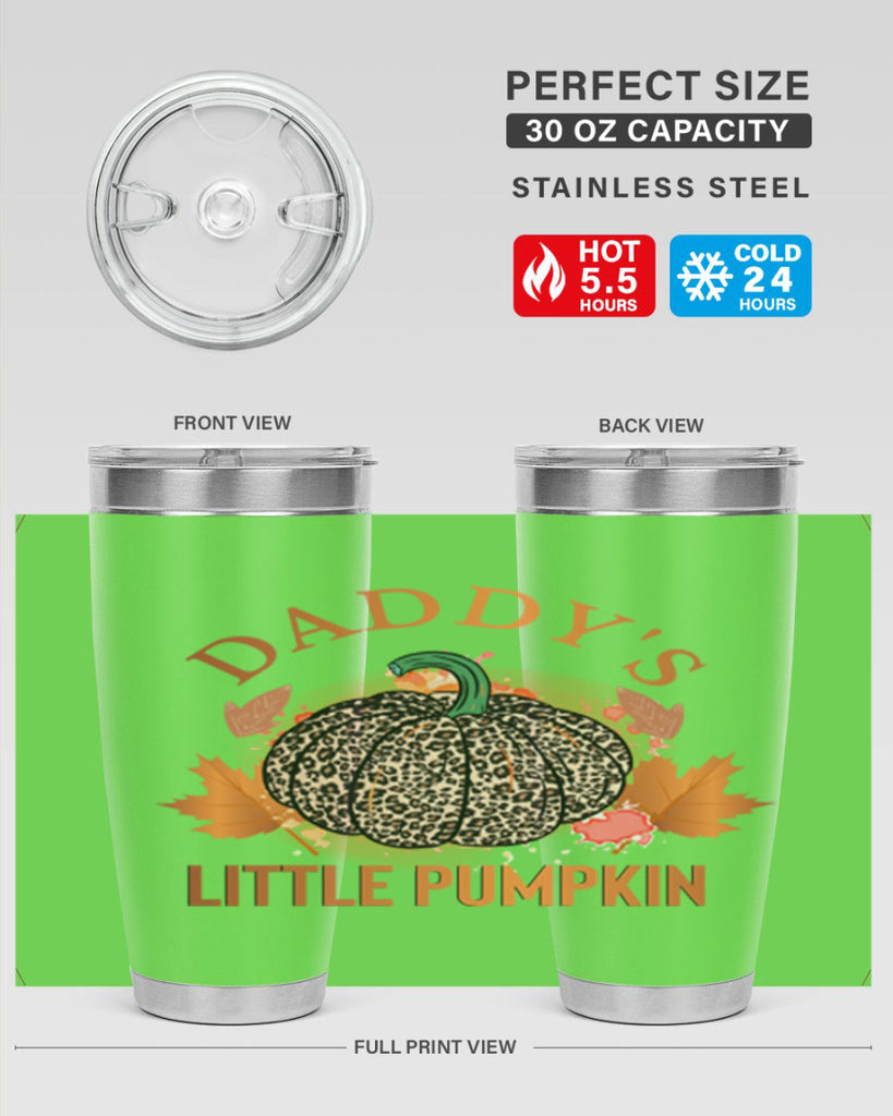Daddys Little Pumpkin 67#- fall- Tumbler