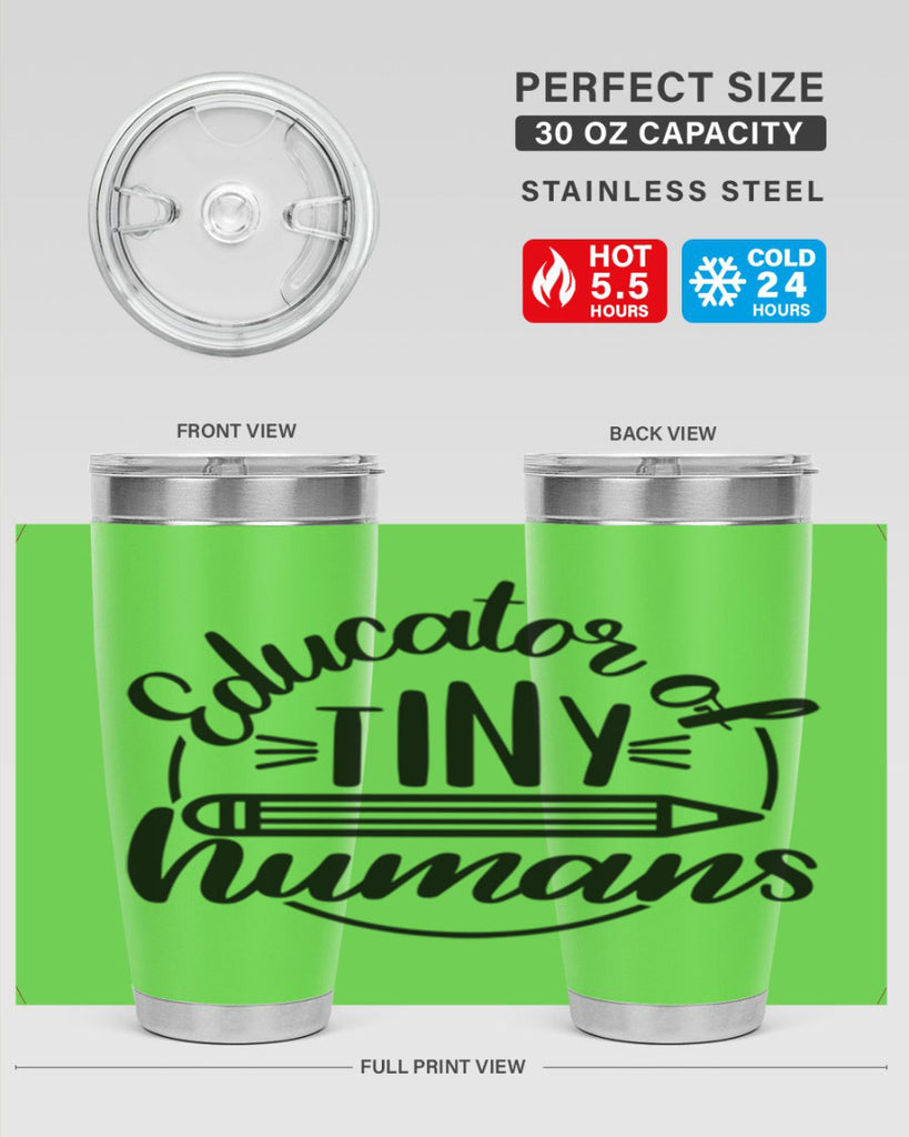 Educator Of Tiny Humans Style 76#- teacher- tumbler