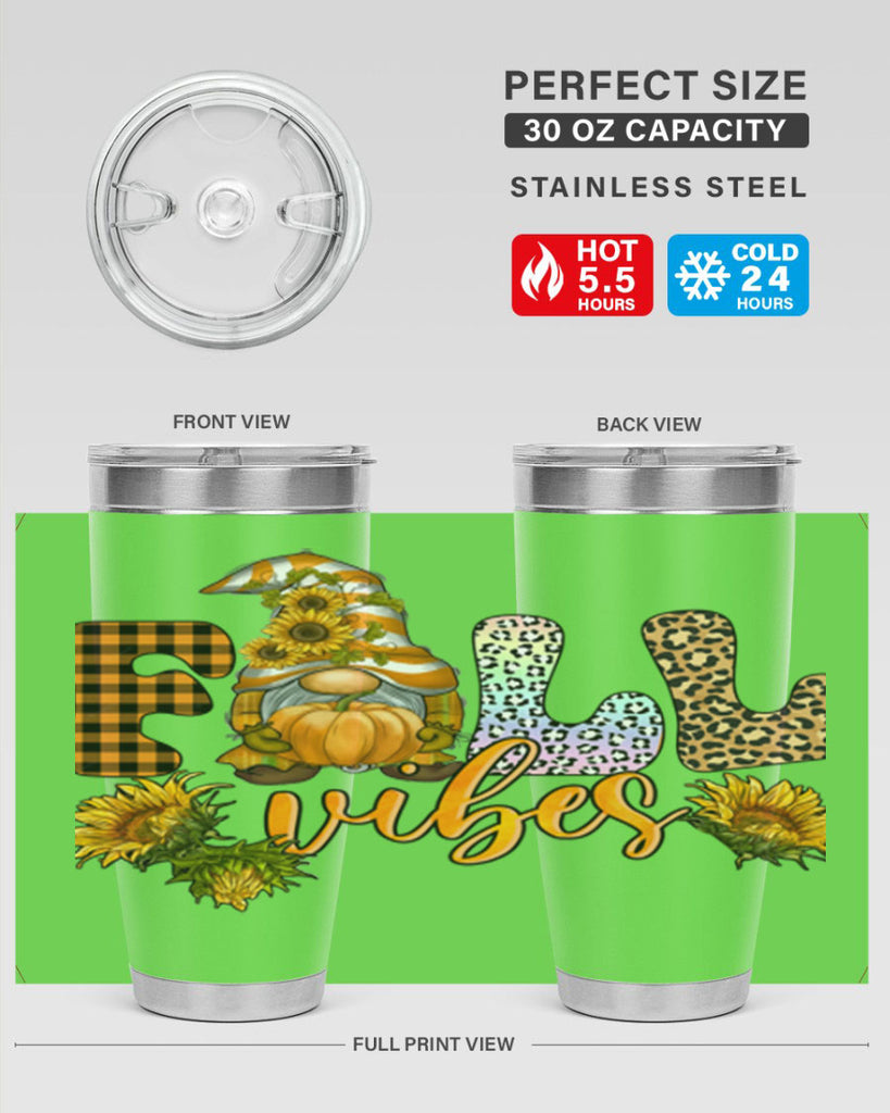 FallVibesFallGnome 164#- fall- Tumbler
