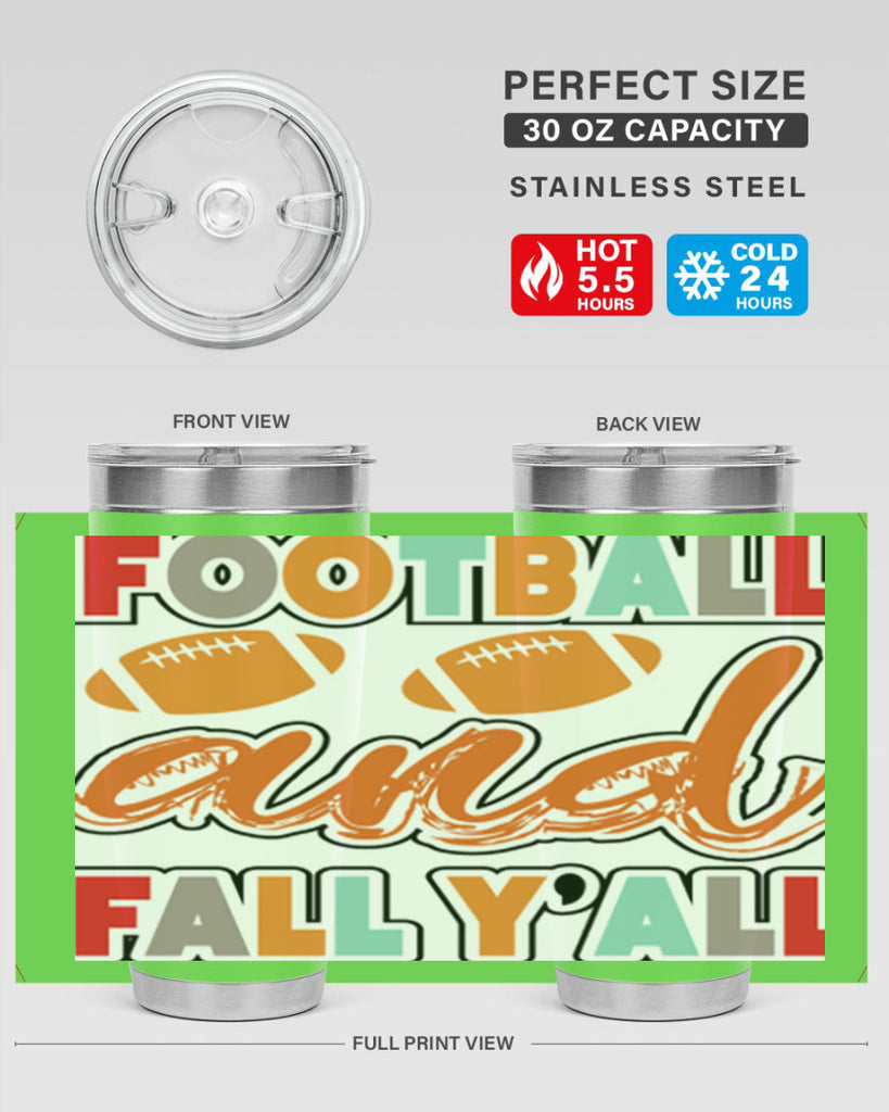 FootballandFallYall 186#- fall- Tumbler