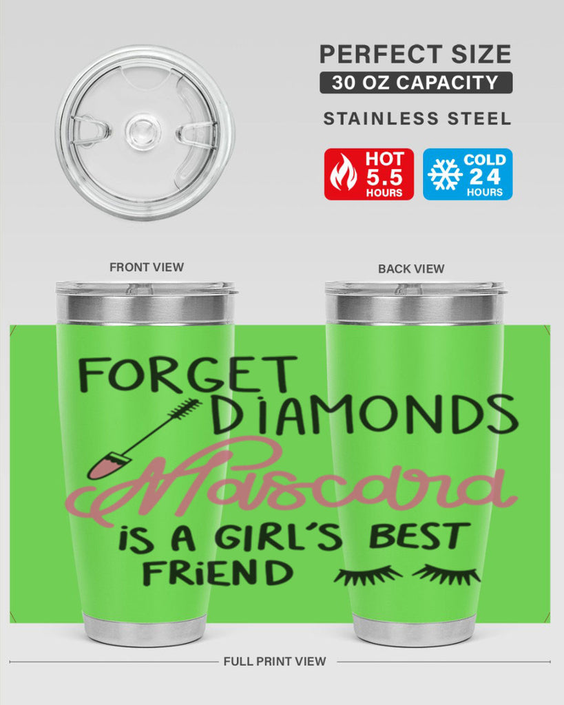 Forget Diamonds Mascara is a Girls Best Friend Style 100#- make up- Tumbler