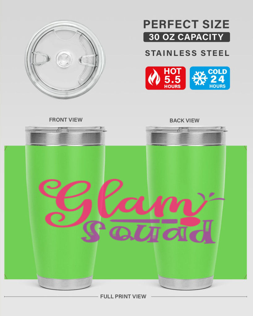 Glam Squad Style 237#- make up- Tumbler