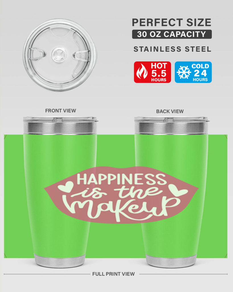 Happiness is the Makeup Style 92#- make up- Tumbler