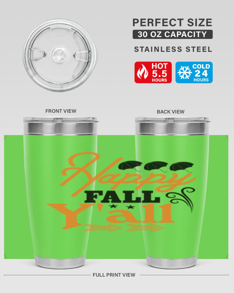 Happy Fall Yall 234#- fall- Tumbler