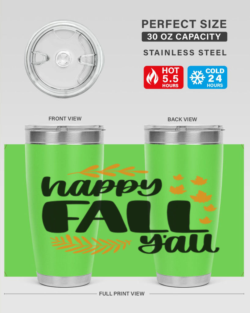 Happy Fall Yall 490#- fall- Tumbler