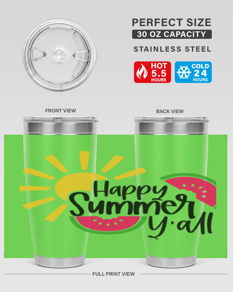 Happy Summer Yall Style 41#- summer- Tumbler