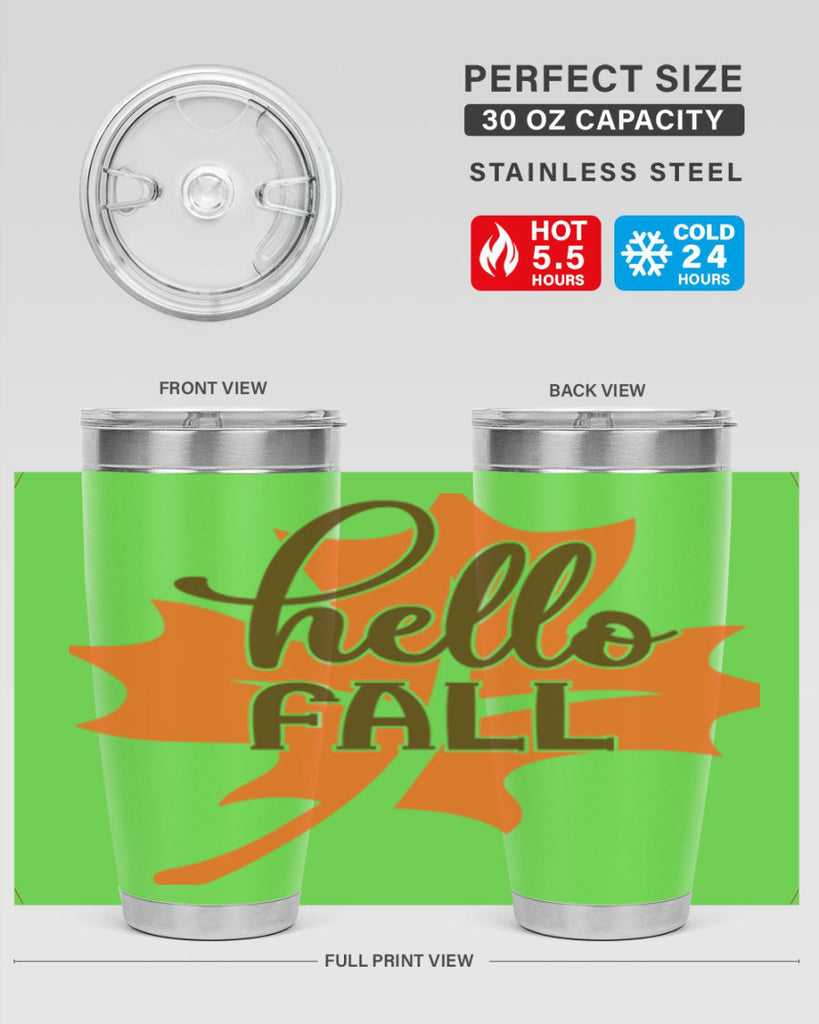 Hello Fall 273#- fall- Tumbler