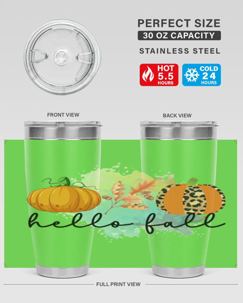 Hello Fall 277#- fall- Tumbler