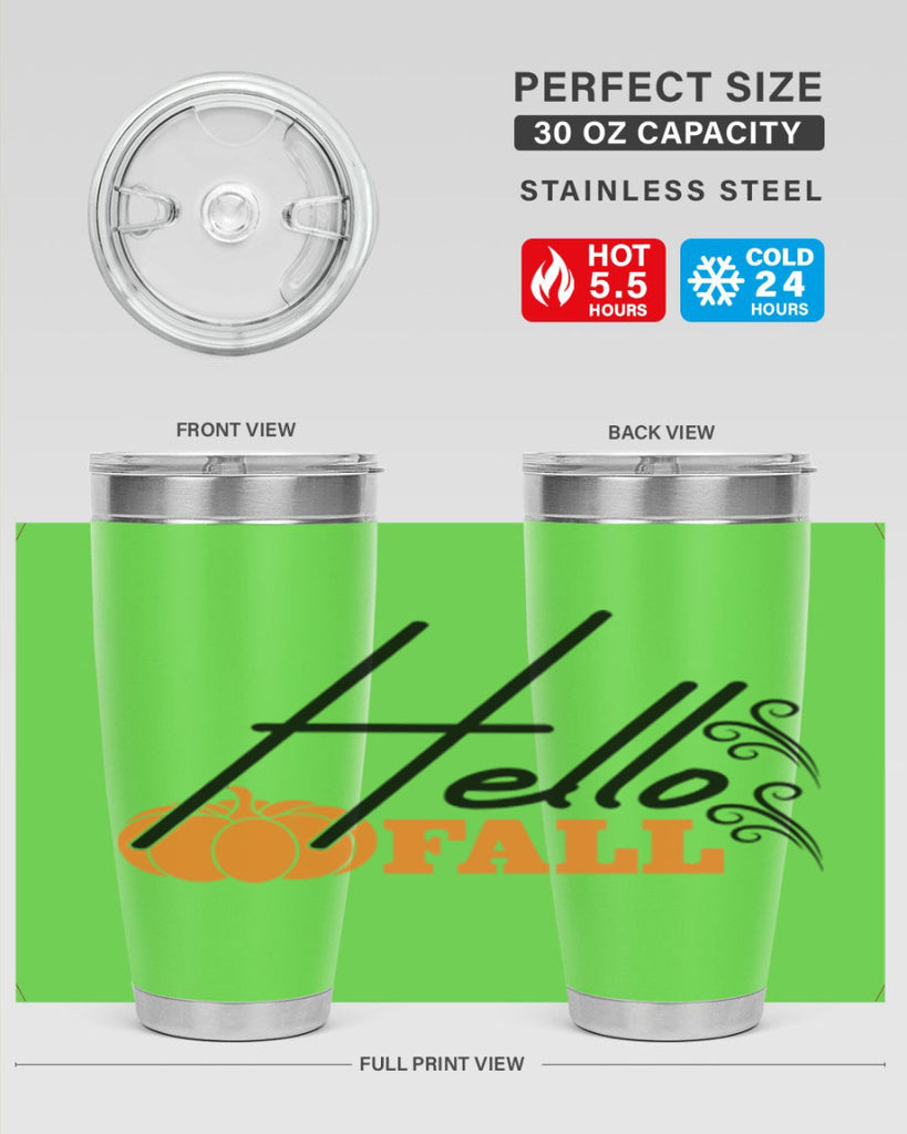 Hello Fall 281#- fall- Tumbler