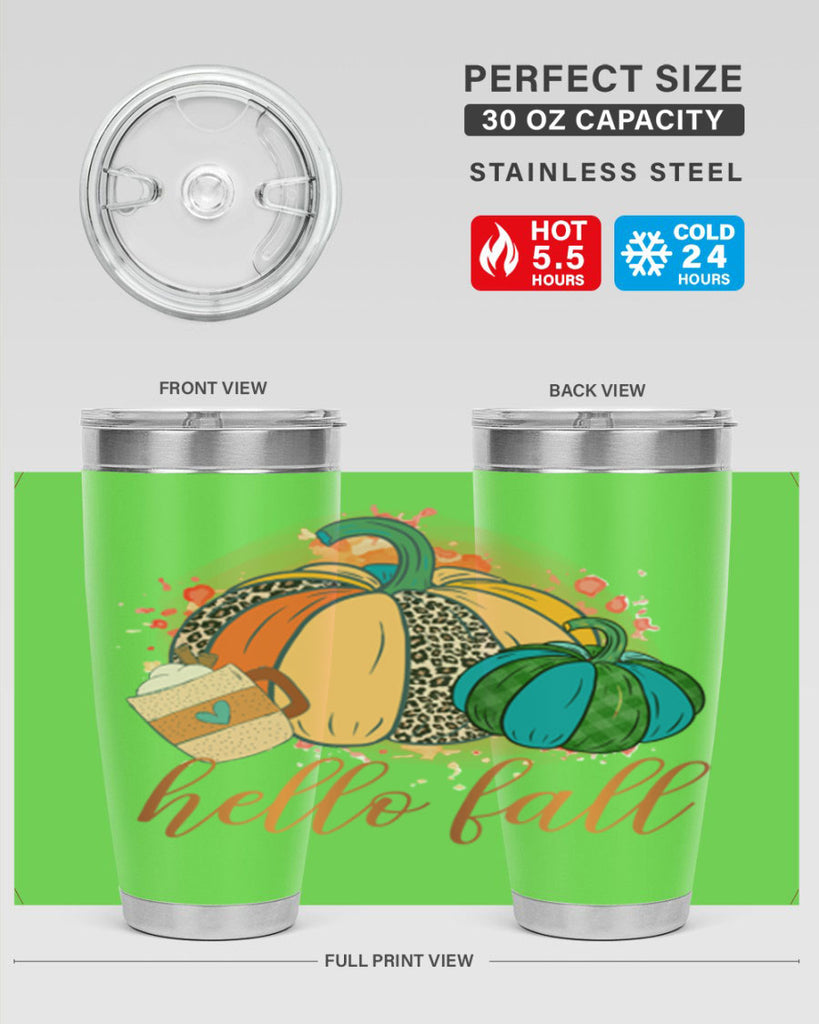 Hello Fall 282#- fall- Tumbler