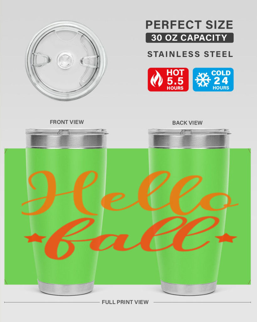 Hello Fall Design 278#- fall- Tumbler
