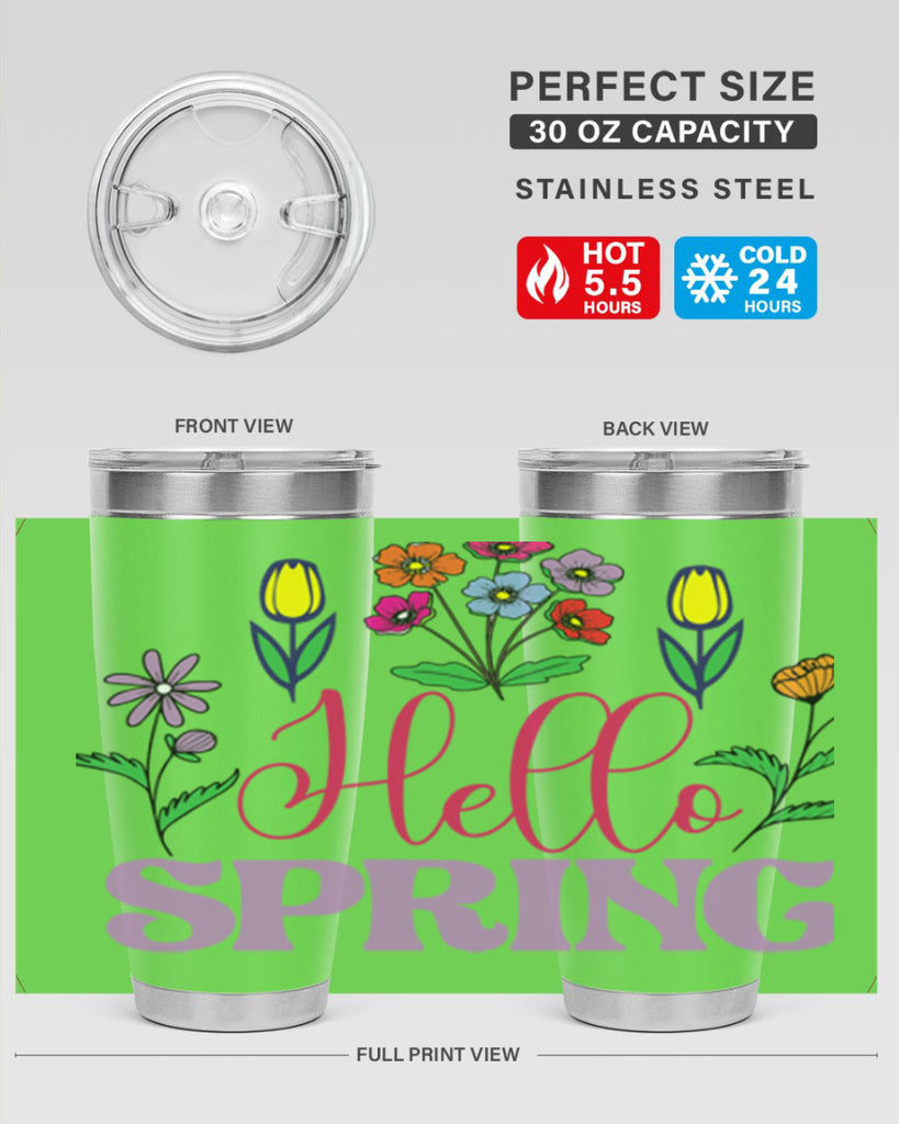 Hello Spring  233#- spring- Tumbler