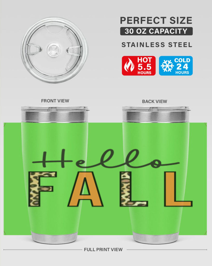 Hello fall 276#- fall- Tumbler