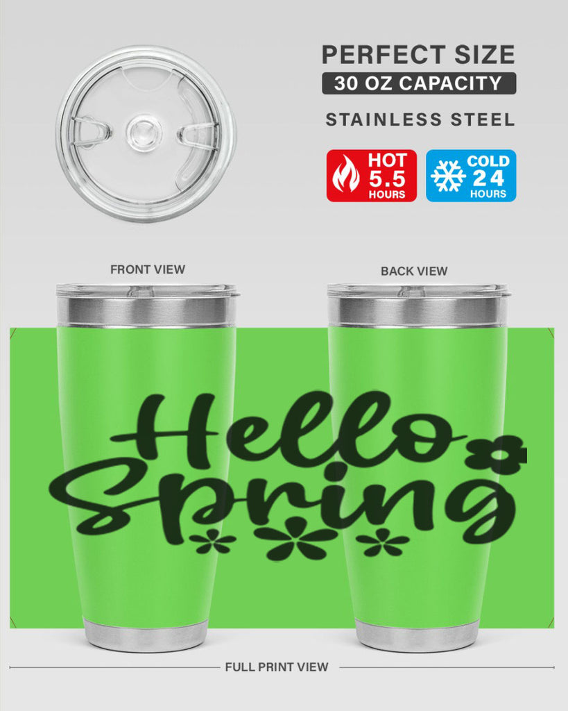 Hello spring  design 232#- spring- Tumbler
