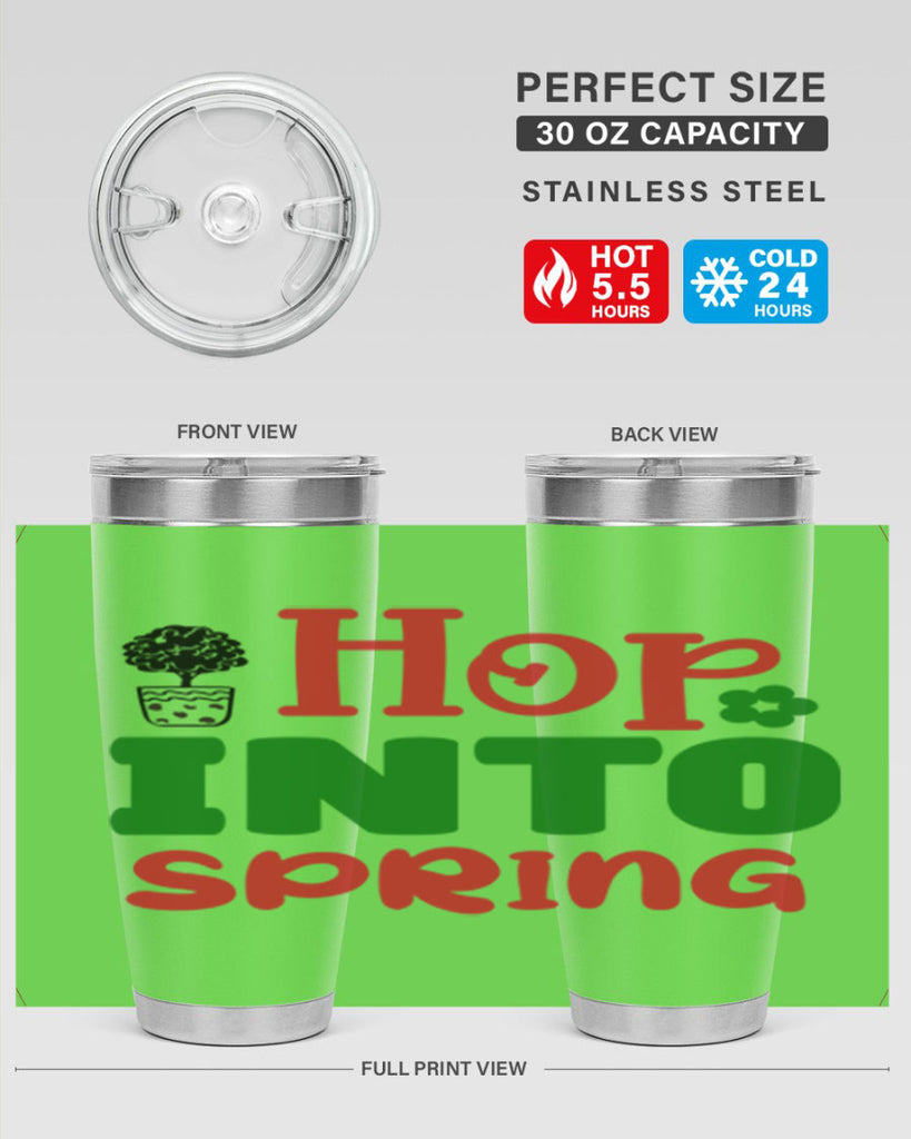 Hop into Spring 251#- spring- Tumbler