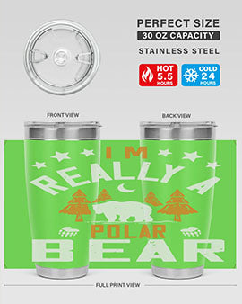 I'm really a polar bear 17#- Bears- Tumbler