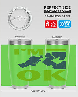 Im ok Style 30#- corona virus- Tumbler