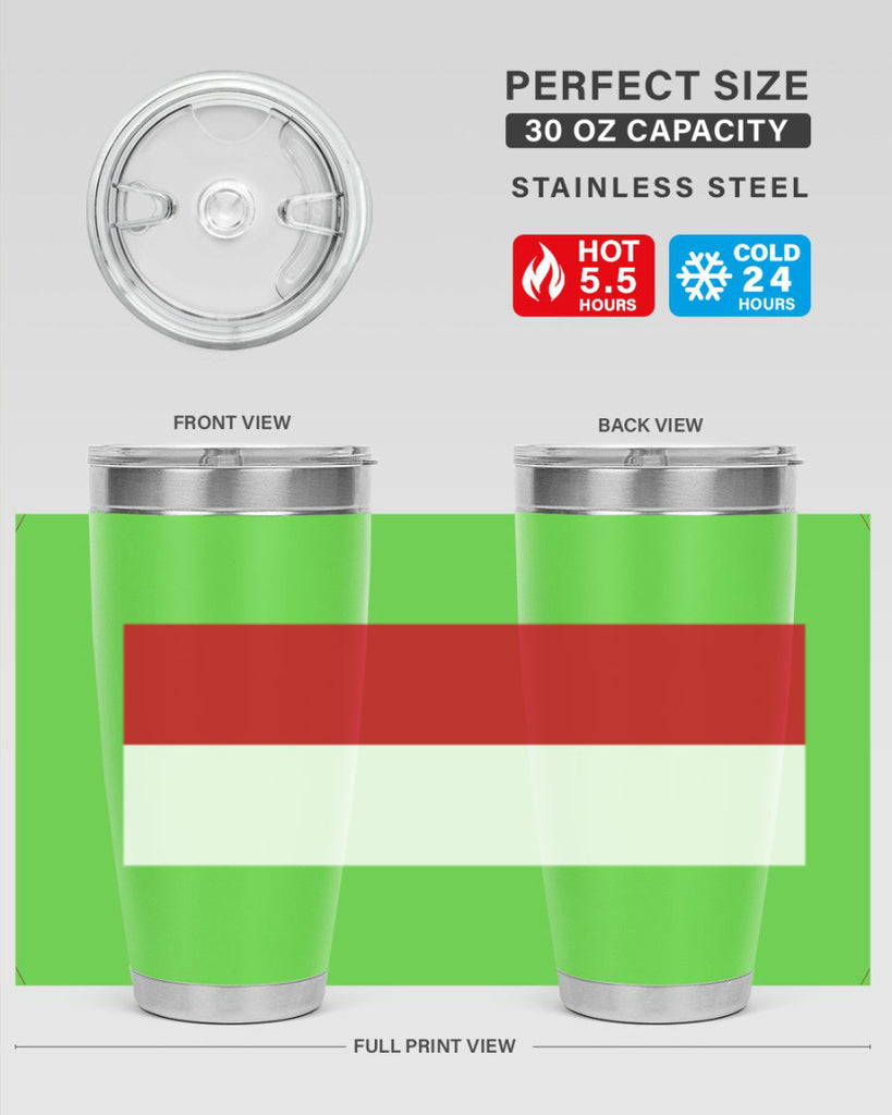 Indonesia 120#- world flags- Tumbler