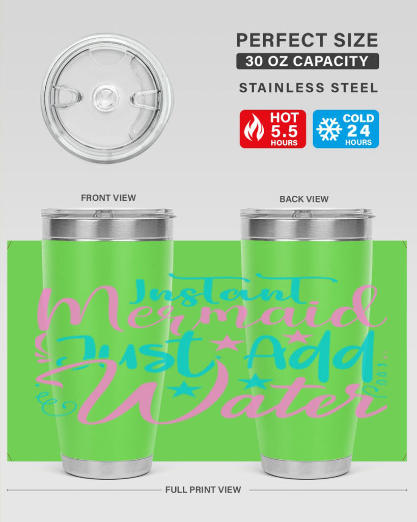 Instant Mermaid Just Add Water 271#- mermaid- Tumbler